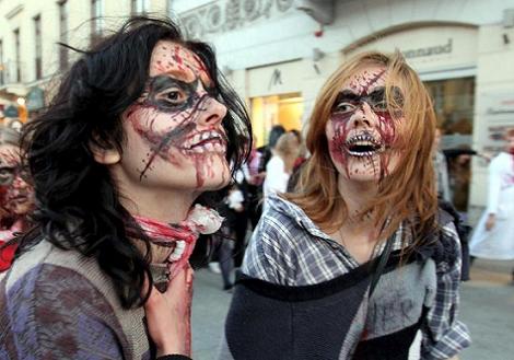 Maquillaje para disfraces de zombies