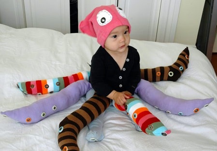 disfraz casero bebe pulpo