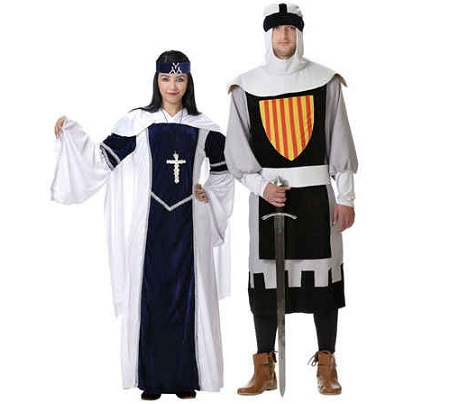 medievales pareja nobles
