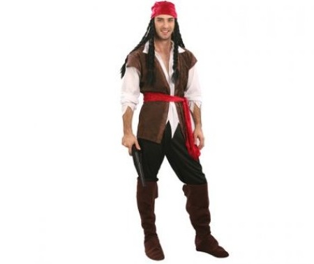 pirata hombre panoleta