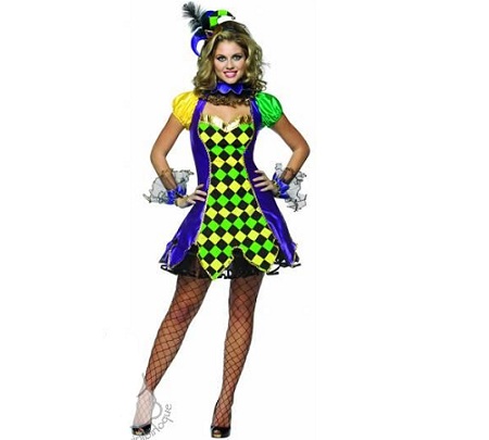 disfraces sexys mujer arlequin