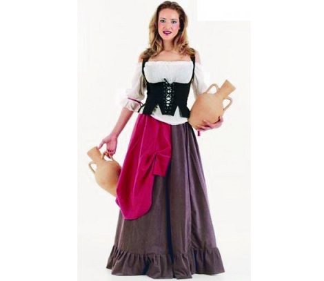 trajes medievales mujer campesina