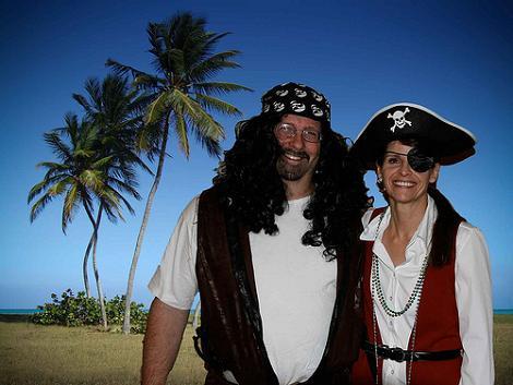 Disfraz pirata pareja
