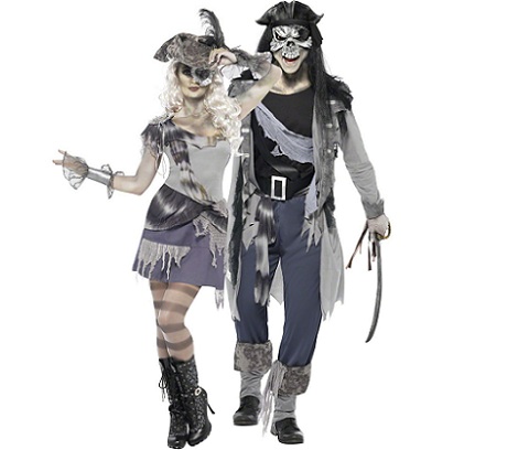7 disfraces parejas halloween piratas fantasmas
