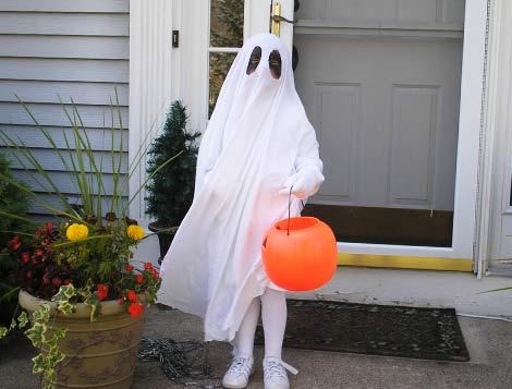 disfraces halloween niños fantasma