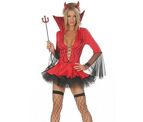 disfraces Halloween sexys mujer diablesa