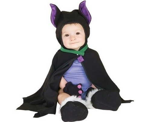 disfraz halloween bebé murciélago