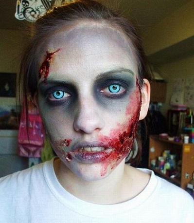 disfraz zombie heridas