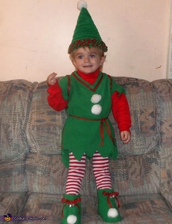 disfraces caseros navidad elfo