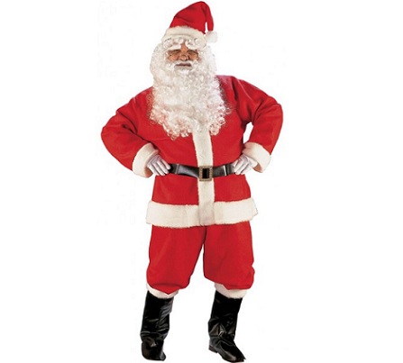 disfraz papa noel lujo