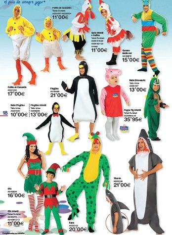 catalogo de disfraces de juguettos 2013