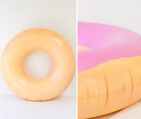 pintar  disfraz casero de donut