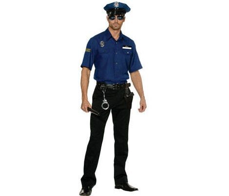 disfraz de policia casero