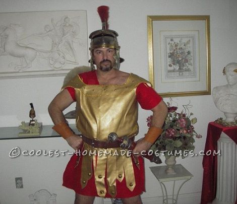 disfraz de soldado romano casero