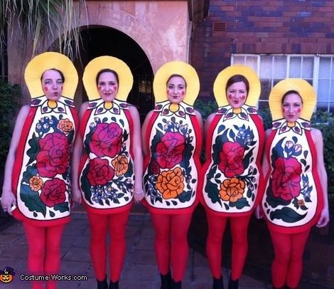 disfraz de matryoshka para grupos carnaval 2014