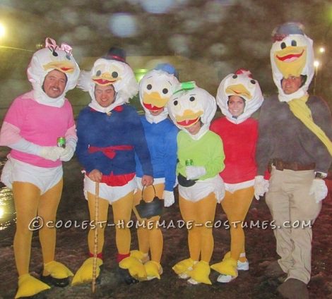 disfraz de pato donald para grupos carnaval 2014