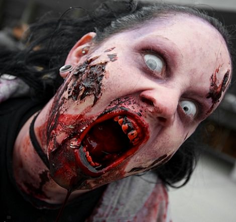 maquillaje de zombie