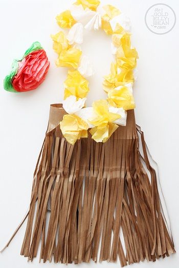 disfraz de hawaiana