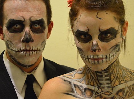 maquillaje calaveras carnaval