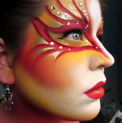 fotos de maquillaje fantasía carnaval